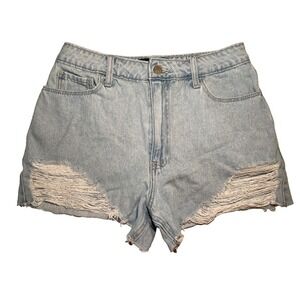Hollister Ultra High-Rise Vintage Relaxed Cutoff Mom Shorts 3" - 5/27‎
